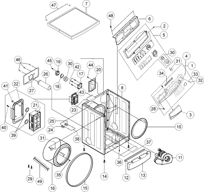 Diagram for MDE2440AGW