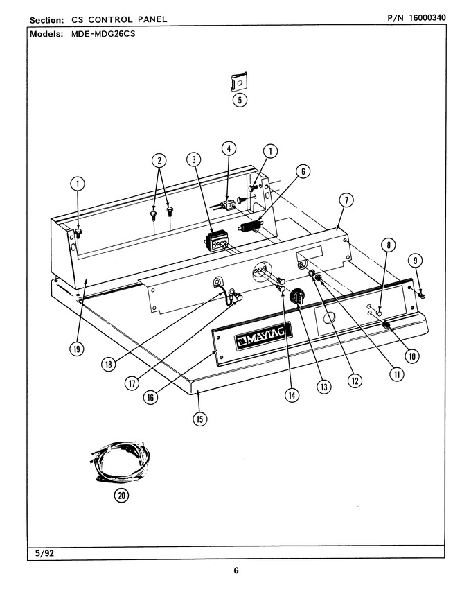 Diagram for MDE26CSAGG