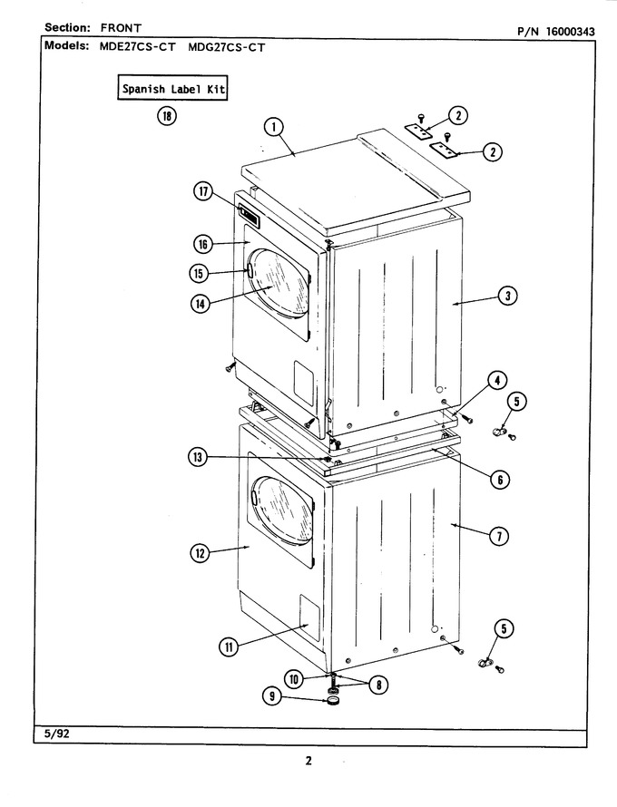 Diagram for MDE27CSACL