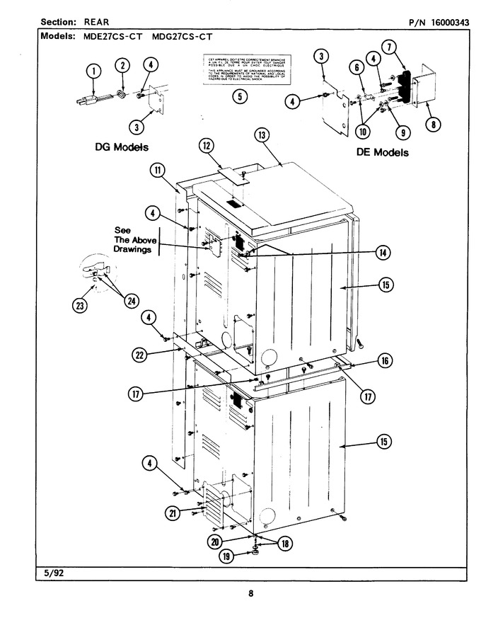 Diagram for MDE27CSACL