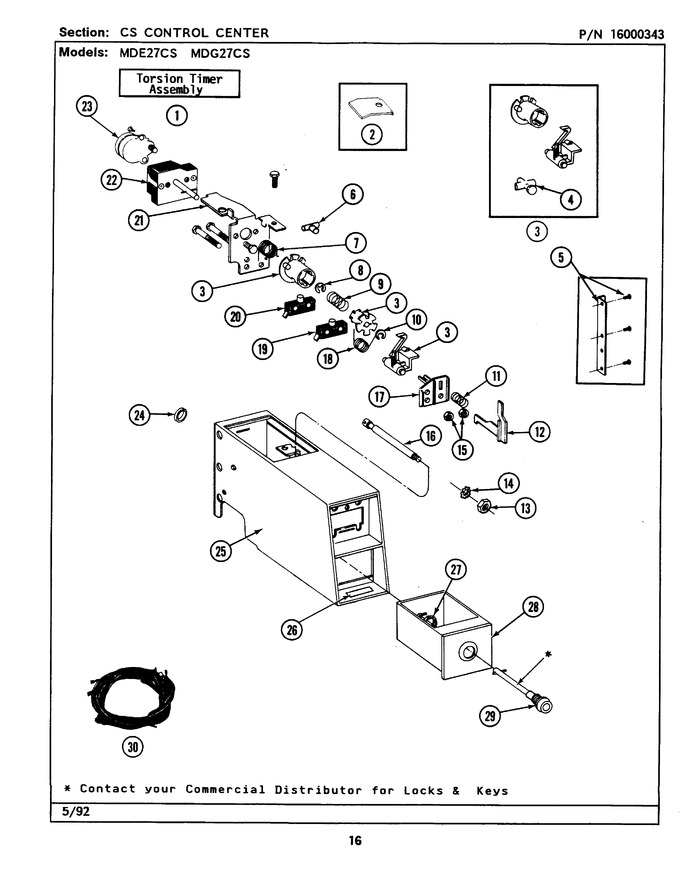 Diagram for MDE27CSACL
