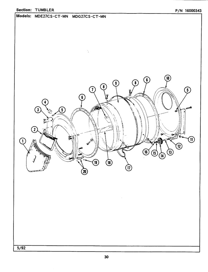 Diagram for MDE27CSACL