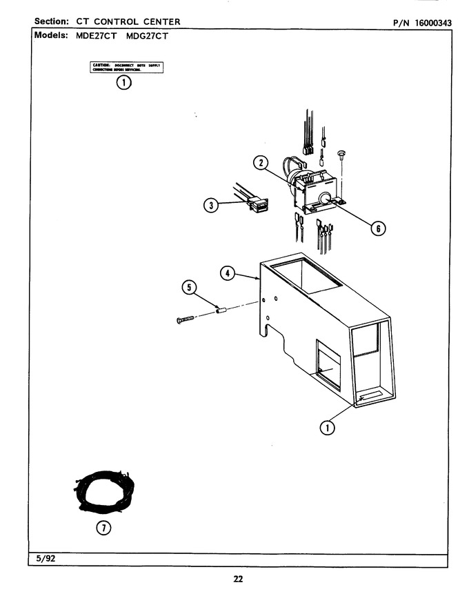 Diagram for MDE27CTAEW
