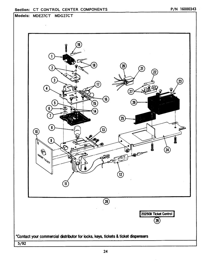 Diagram for MDE27CTAEW
