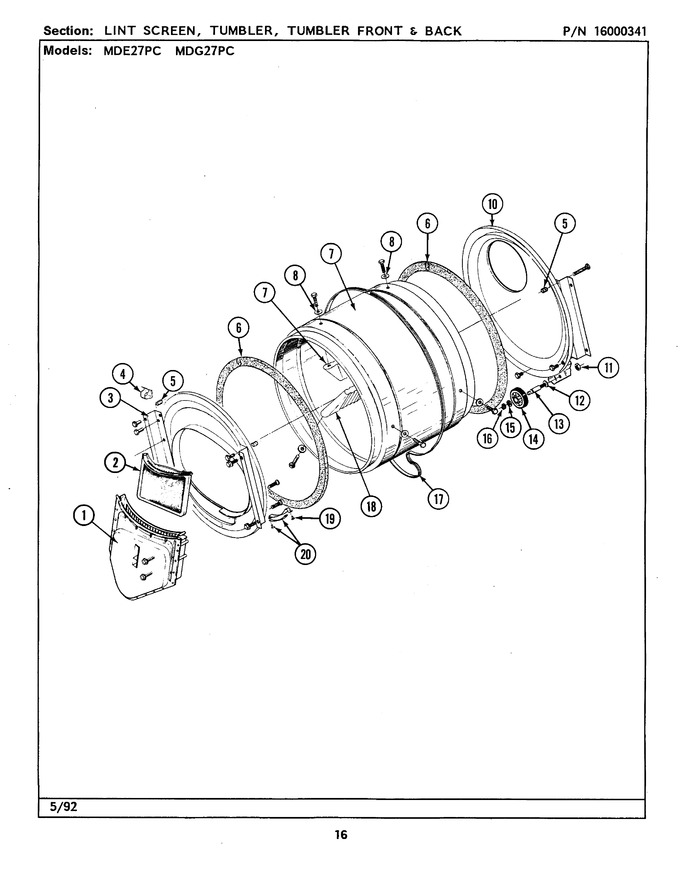 Diagram for MDE27PCACL