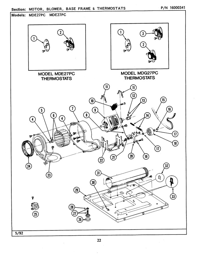 Diagram for MDE27PCACL