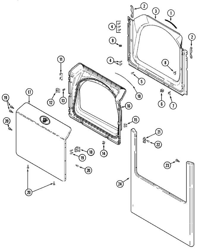 Diagram for MDE3000AZW