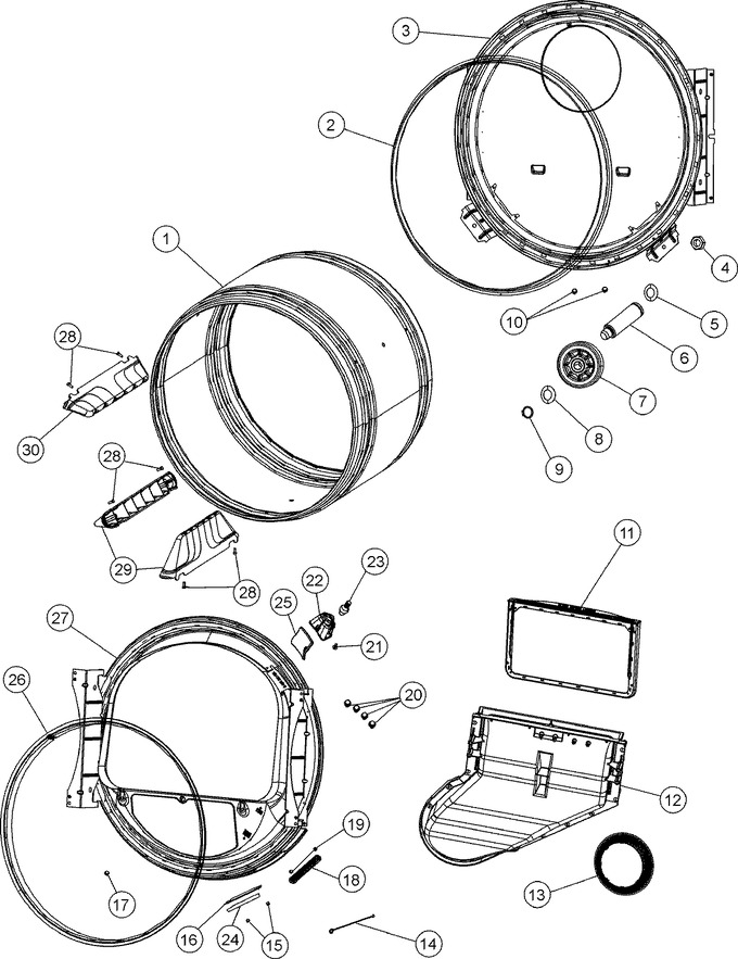 Diagram for MDG9800AWQ