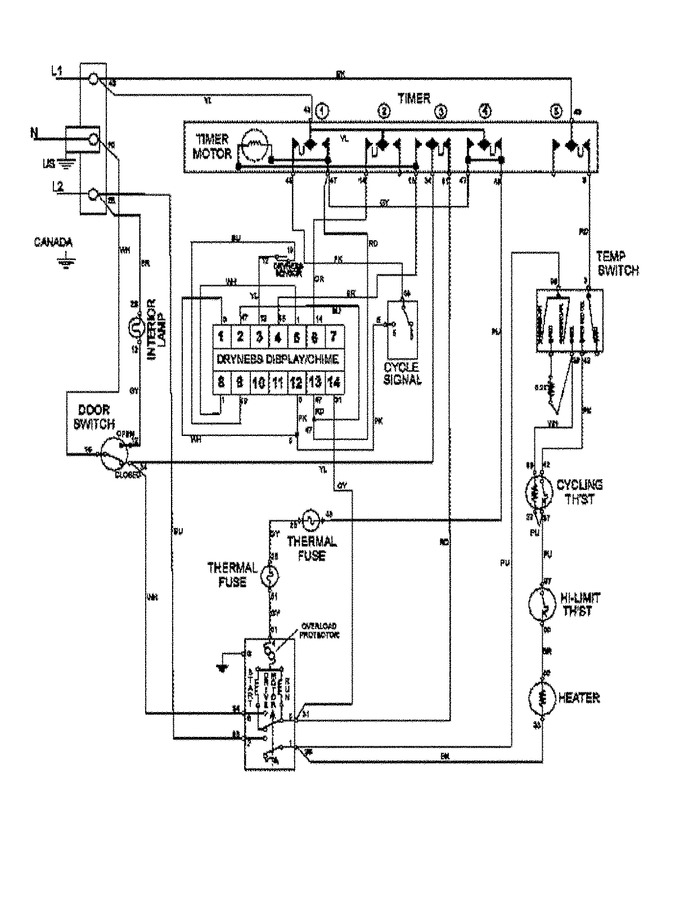 Diagram for MDE7400AZW