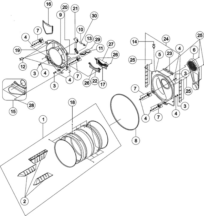 Diagram for MDG9700AWM