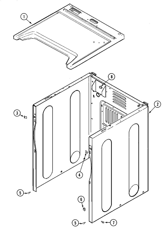 Diagram for MDG3500BWW