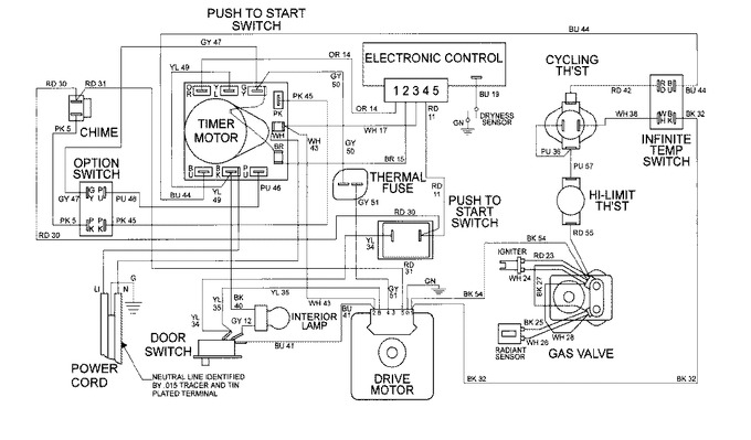 Diagram for MDG3000AWW