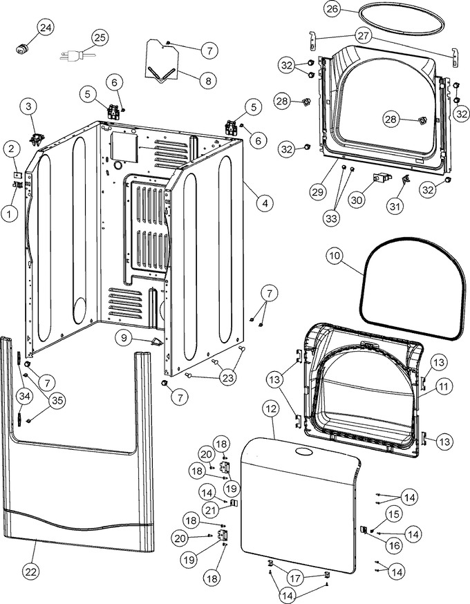 Diagram for NDG6800AWW