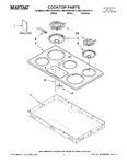 Diagram for 01 - Cooktop Parts