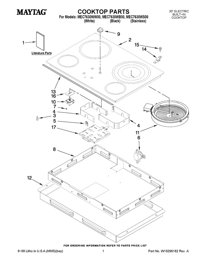 Diagram for MEC7630WS00
