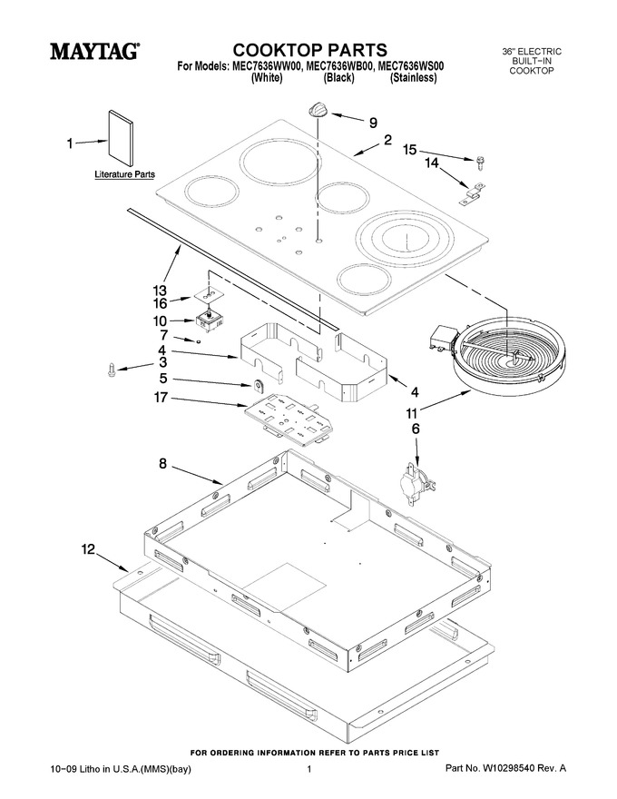Diagram for MEC7636WS00