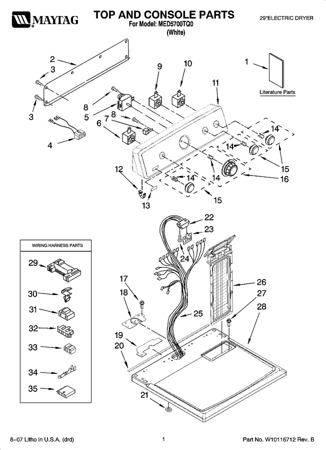 Diagram for MED5700TQ0