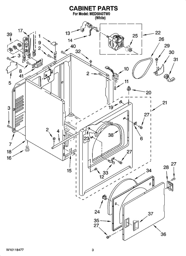 Diagram for MED5840TW0