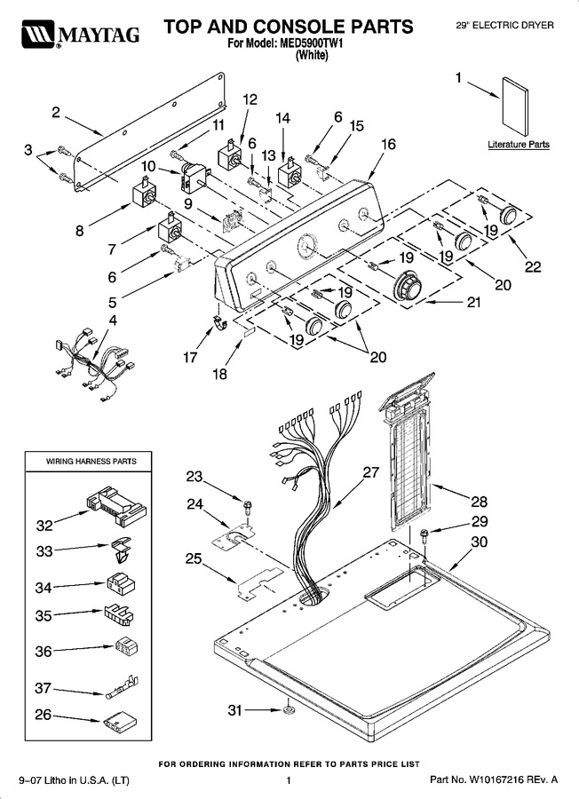 Diagram for MED5900TW1