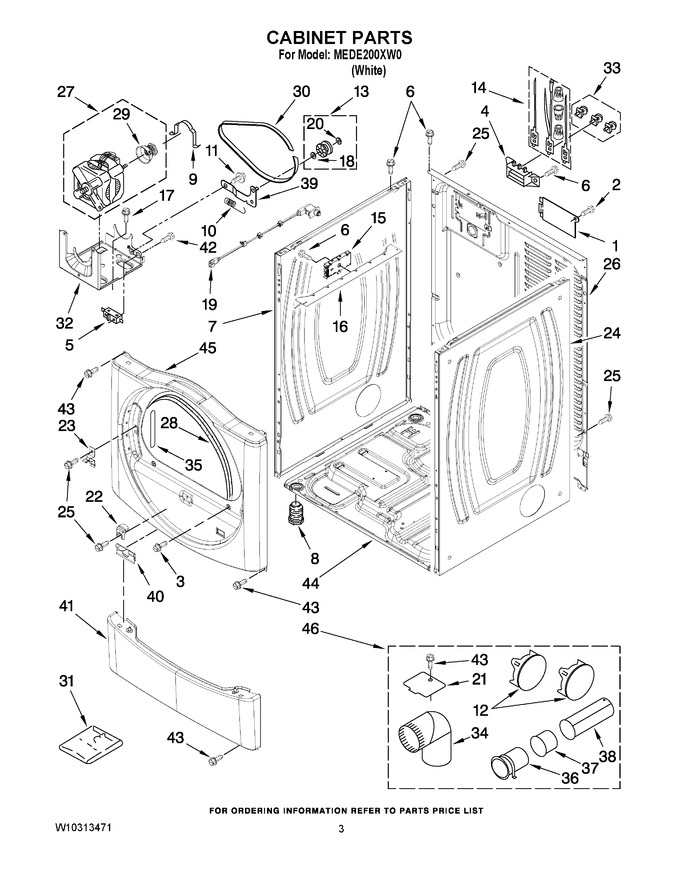 Diagram for MEDE200XW0