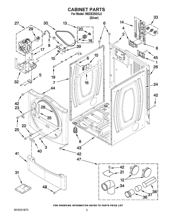 Diagram for MEDE250XL0