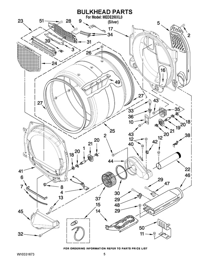 Diagram for MEDE250XL0