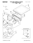 Diagram for 01 - Top And Console Parts