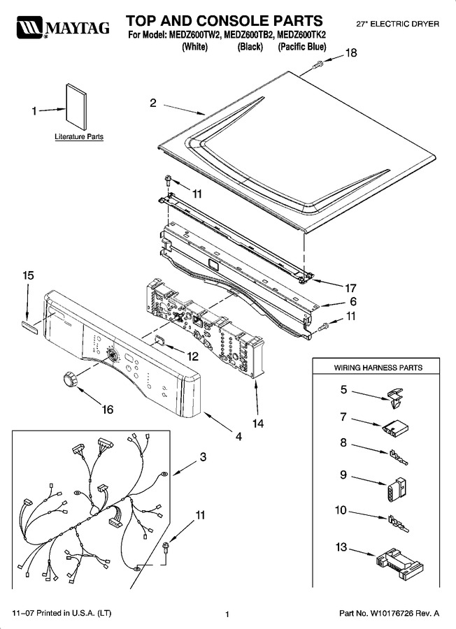 Diagram for MEDZ600TB2