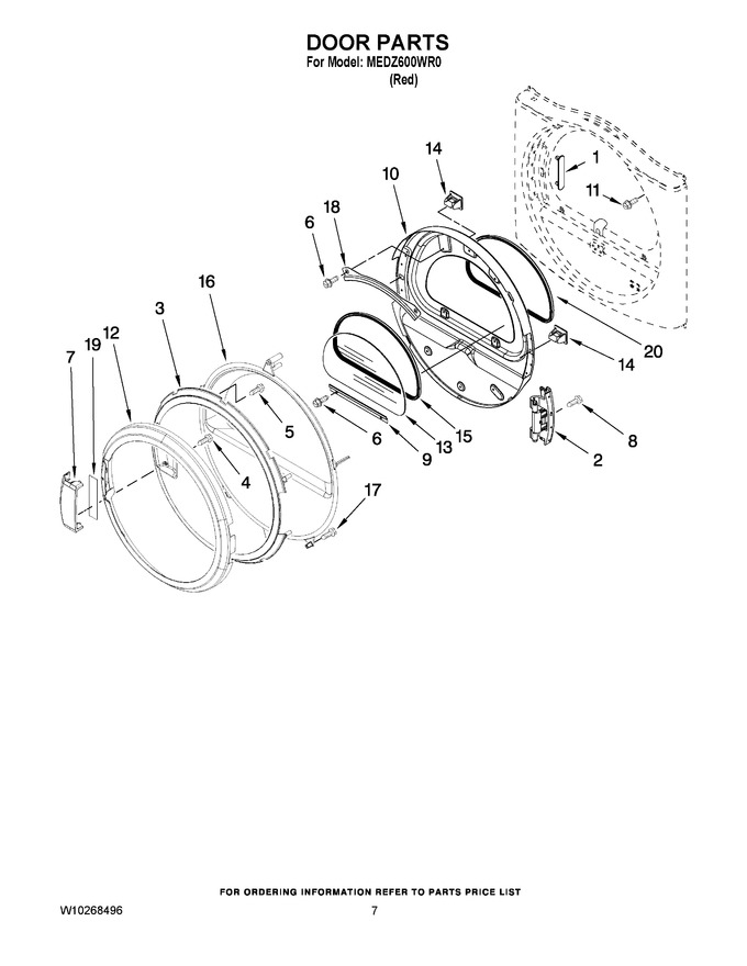 Diagram for MEDZ600WR0