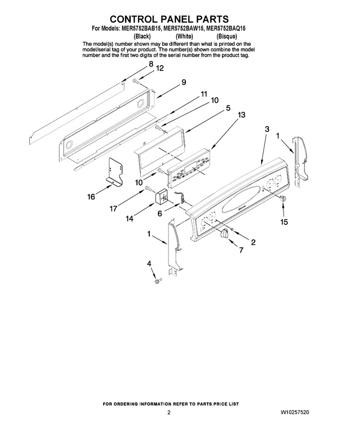 Diagram for MER5752BAQ15