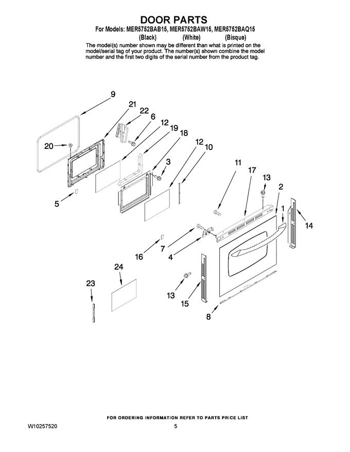 Diagram for MER5752BAQ15
