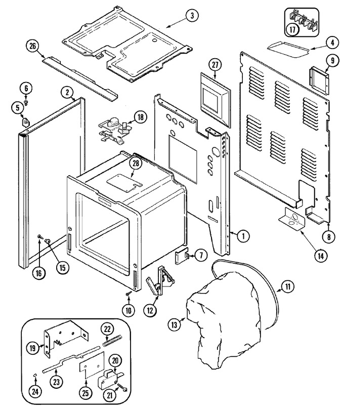 Diagram for MER5870BAW