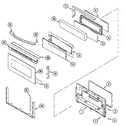 Diagram for 04 - Door (upper-bab/baq/baw)