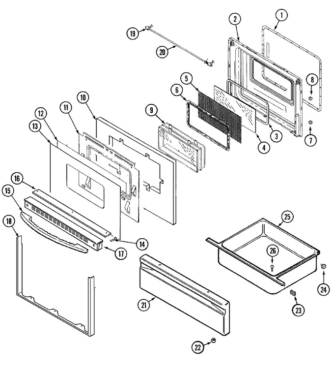 Diagram for MER6750AAW
