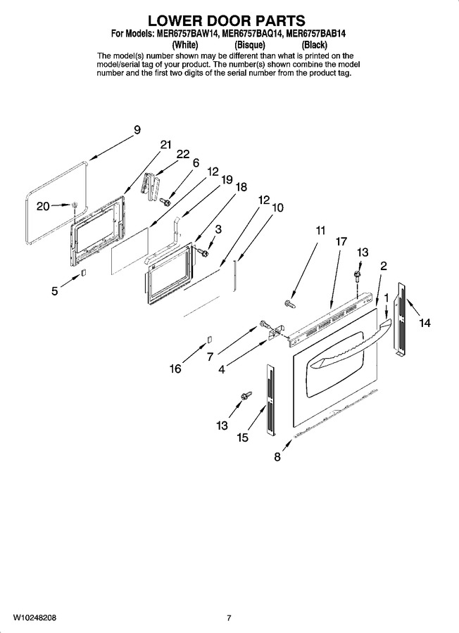Diagram for MER6757BAW14