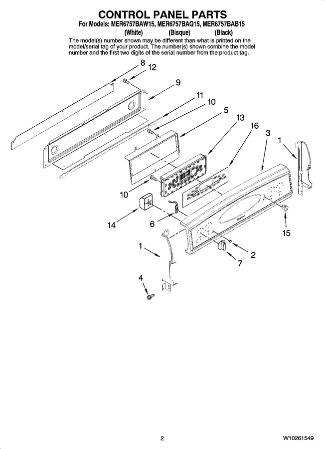 Diagram for MER6757BAW15