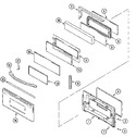 Diagram for 04 - Door (upper/mer6770acc)