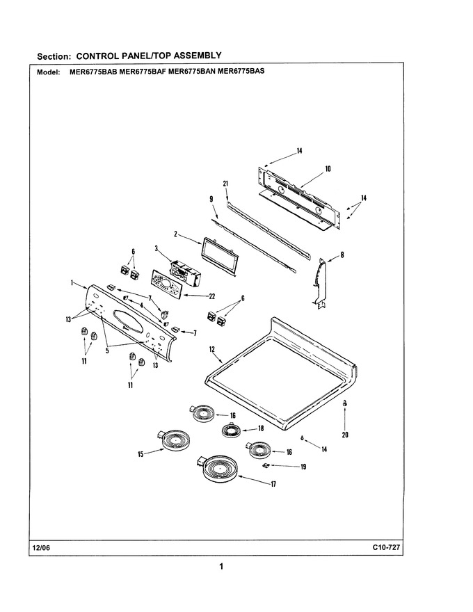 Diagram for MER6775BAF