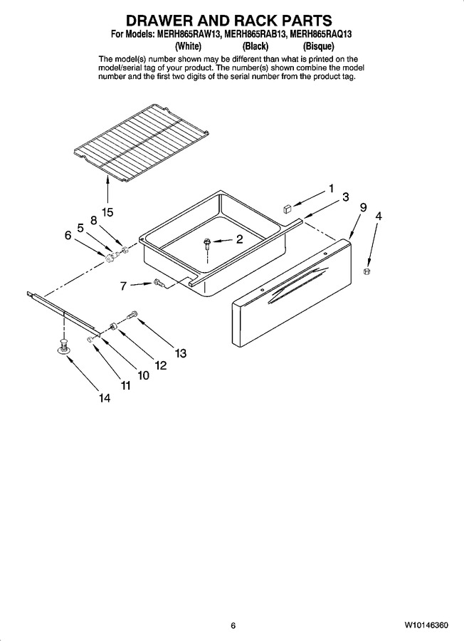 Diagram for MERH865RAQ13