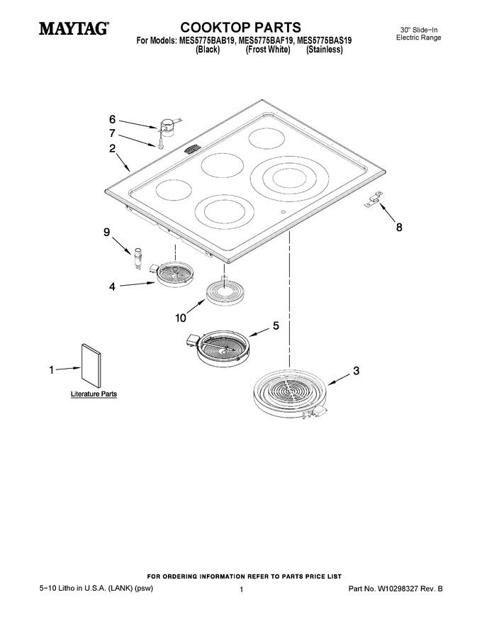 Diagram for MES5775BAS19