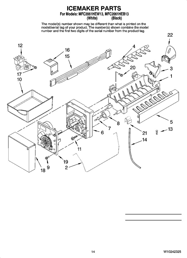 Diagram for MFC2061HEB13