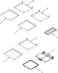 Diagram for 14 - Refrigerator Shelves