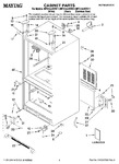 Diagram for 01 - Cabinet Parts