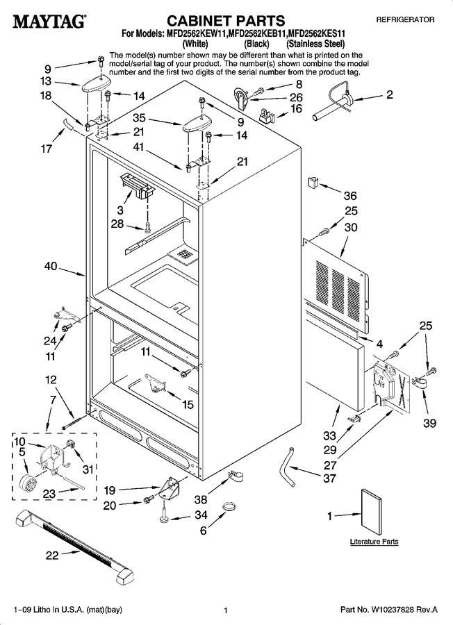 Diagram for MFD2562KEB11