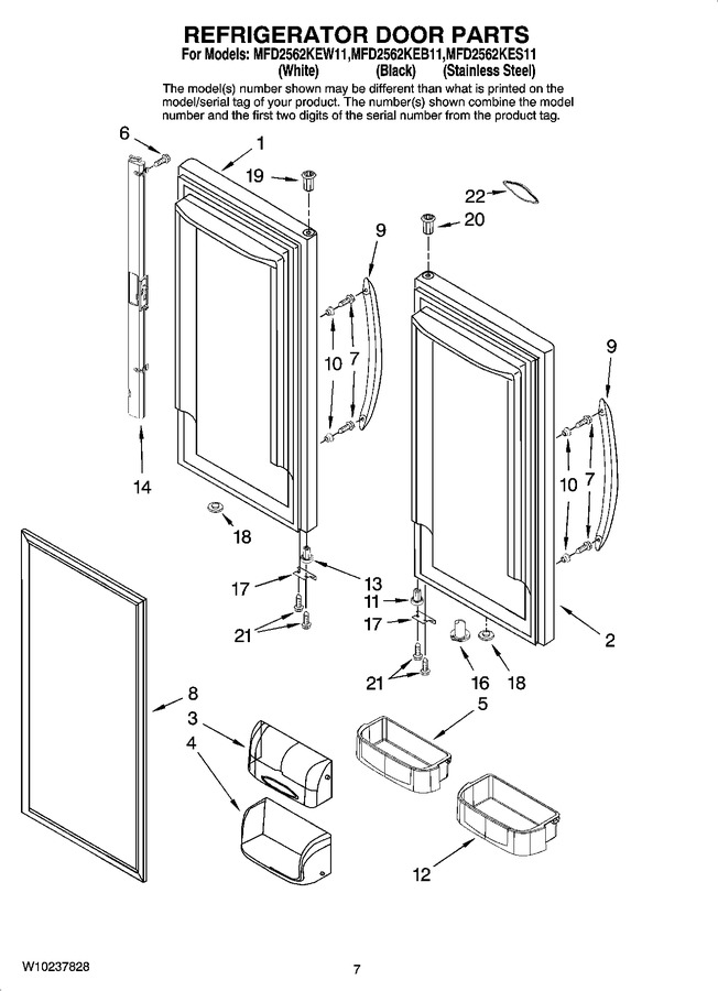 Diagram for MFD2562KEB11