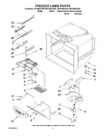 Diagram for 02 - Freezer Liner Parts