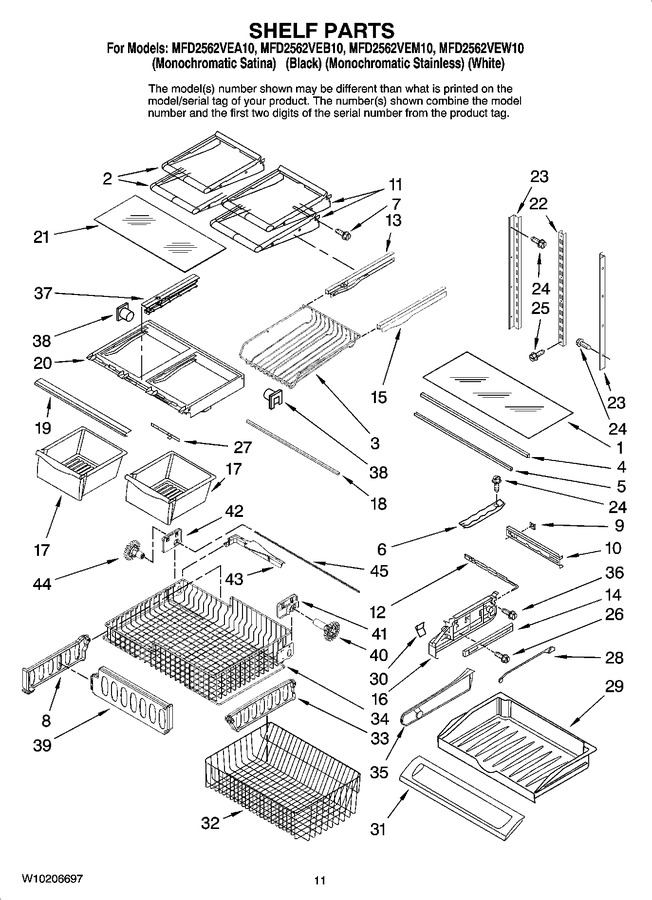 Diagram for MFD2562VEW10