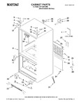 Diagram for 01 - Cabinet Parts