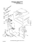 Diagram for 02 - Freezer Liner Parts