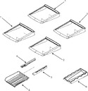 Diagram for 13 - Refrigerator Shelves